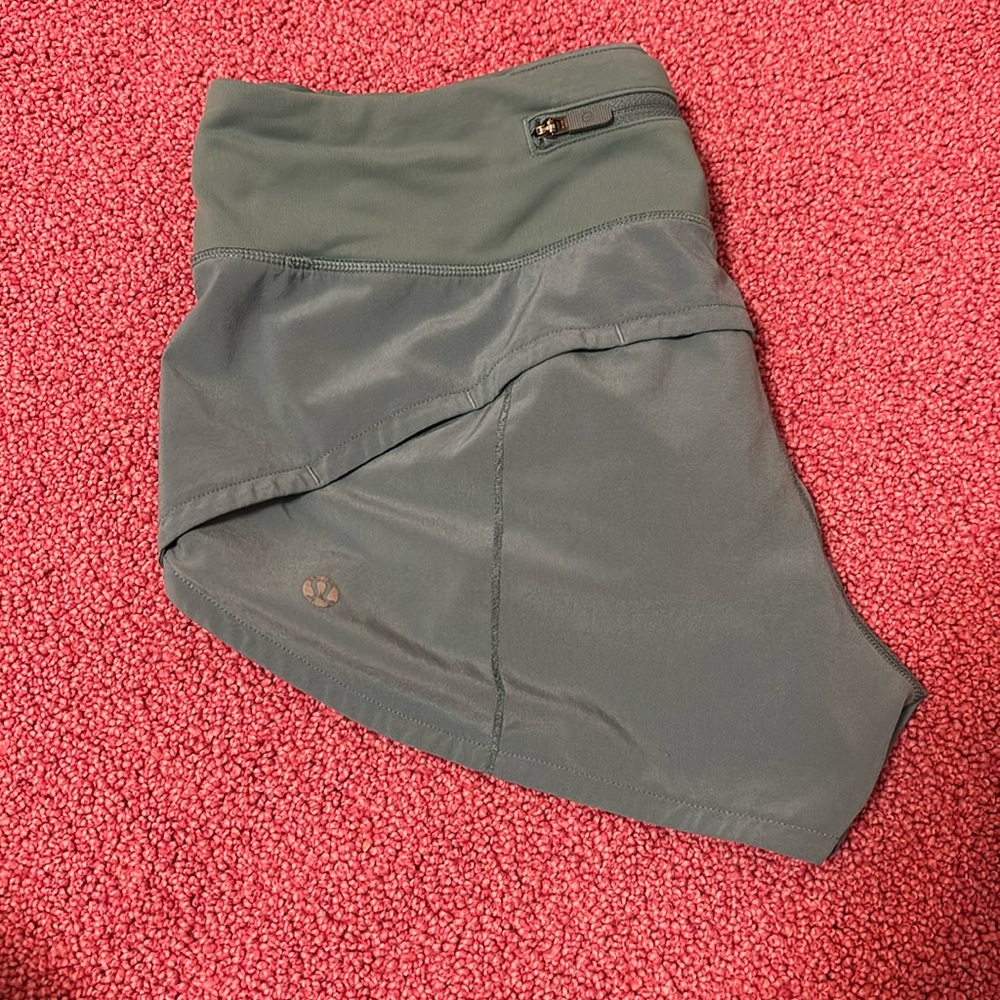 limited edition grey blue 2.5” speed up shorts